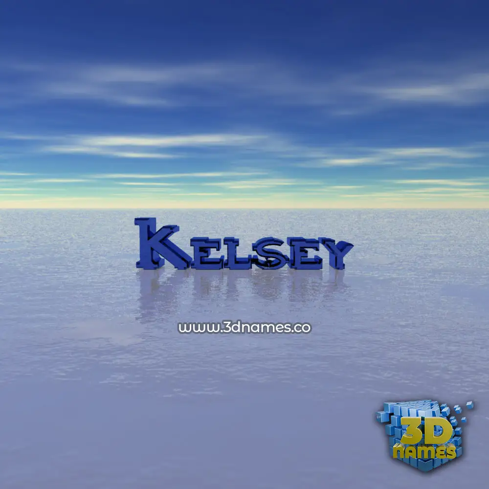 kelsey in Horizon style - 3D name wallpaper