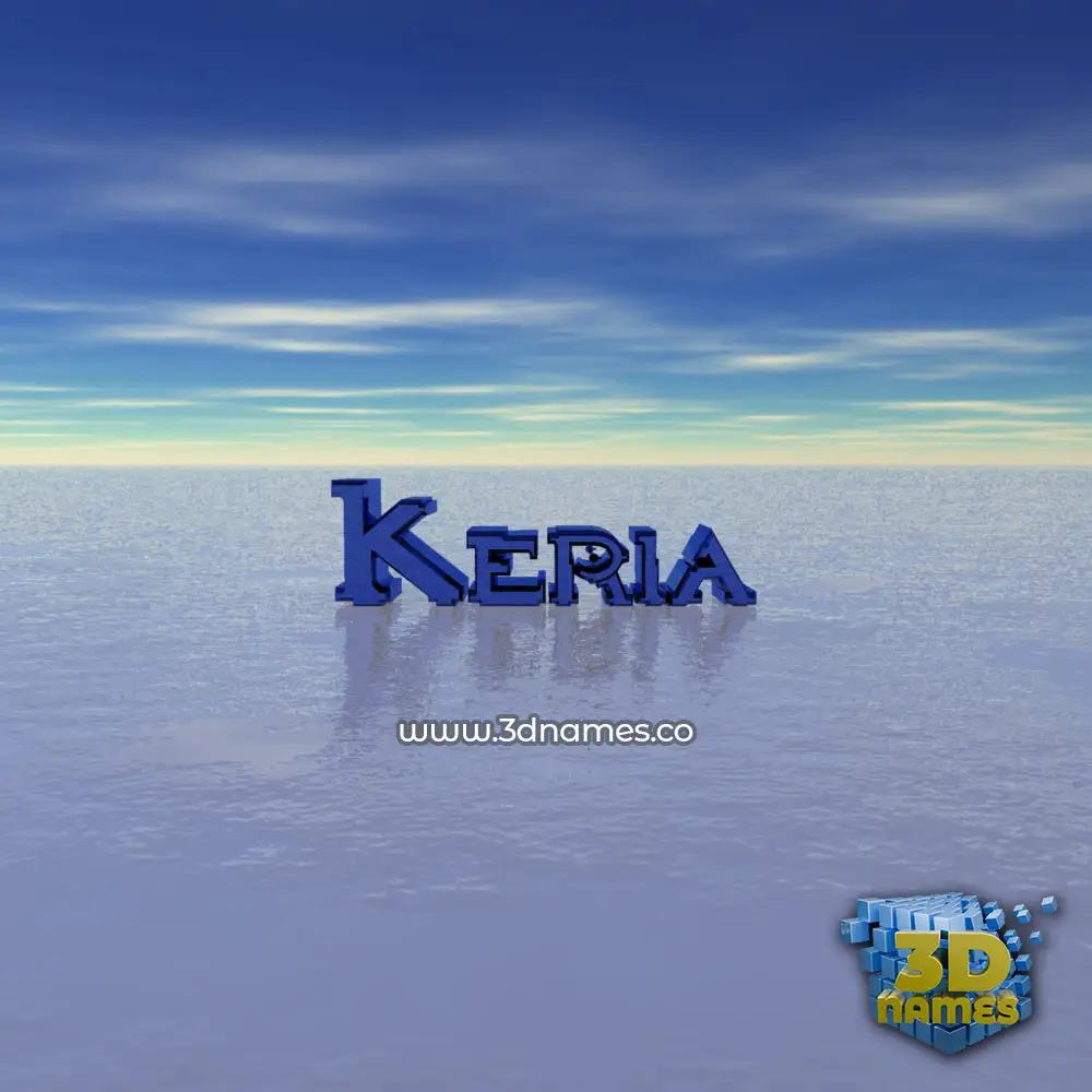 keria in Horizon style - 3D name wallpaper