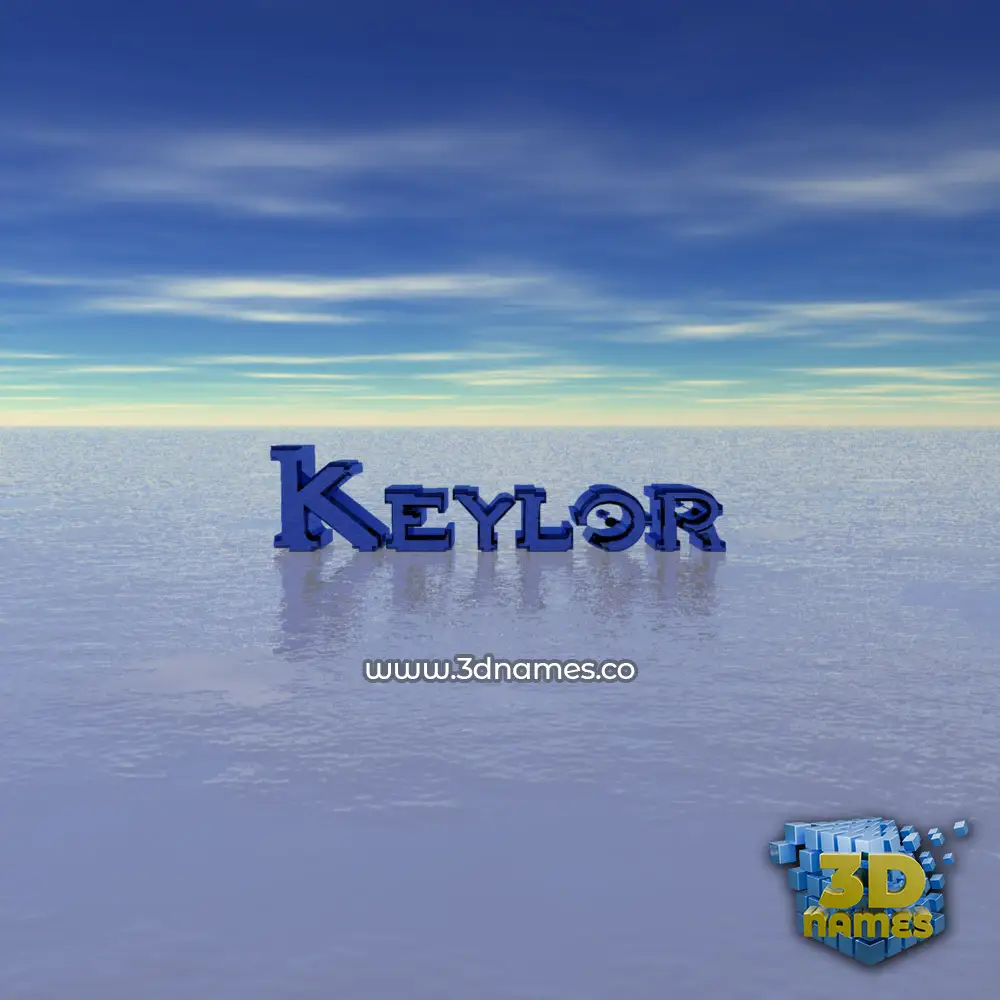 keylor in Horizon style - 3D name wallpaper