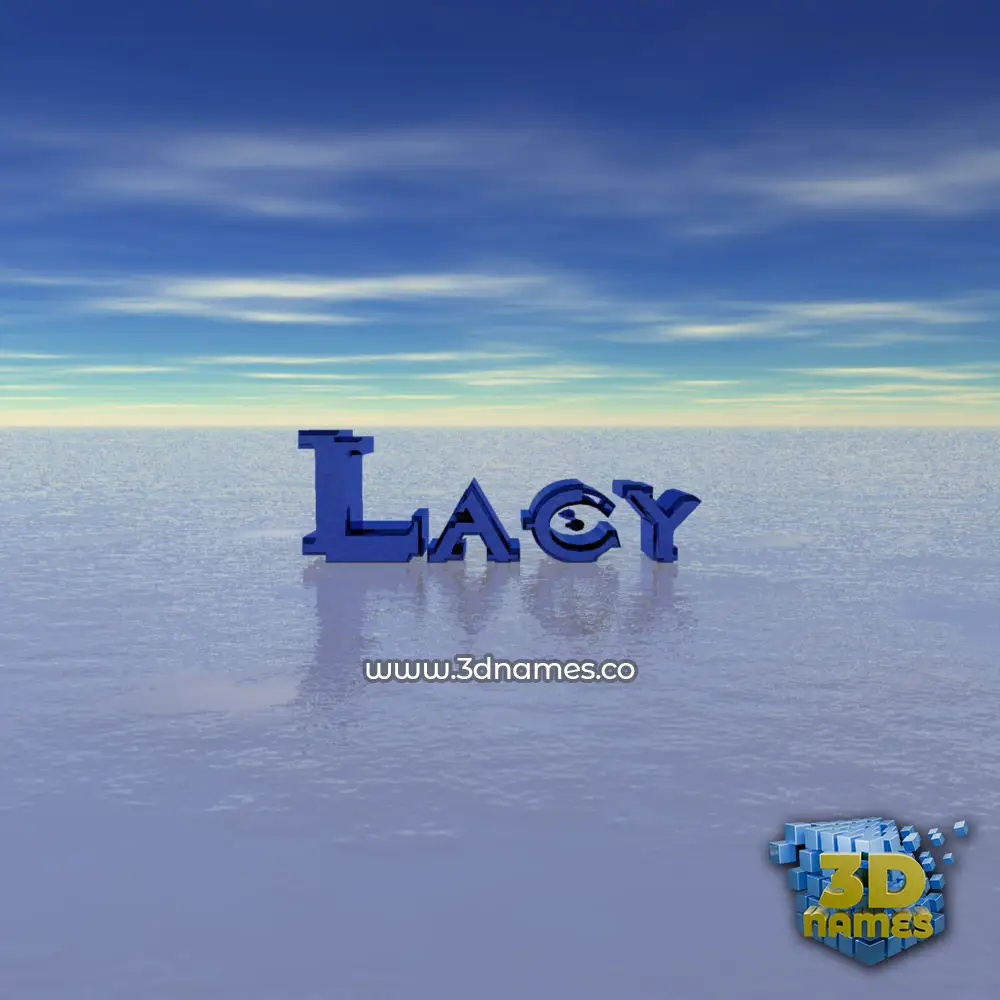 lacy in Horizon style - 3D name wallpaper