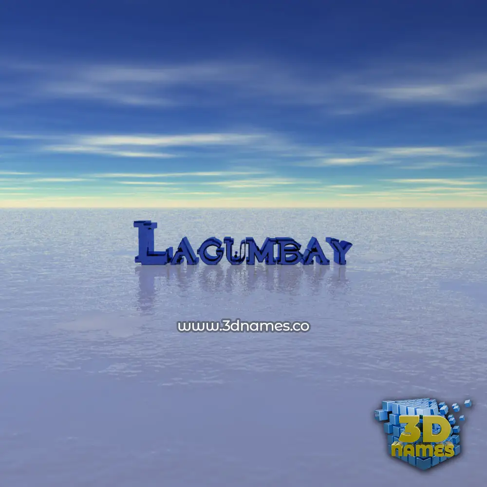 lagumbay in Horizon style - 3D name wallpaper