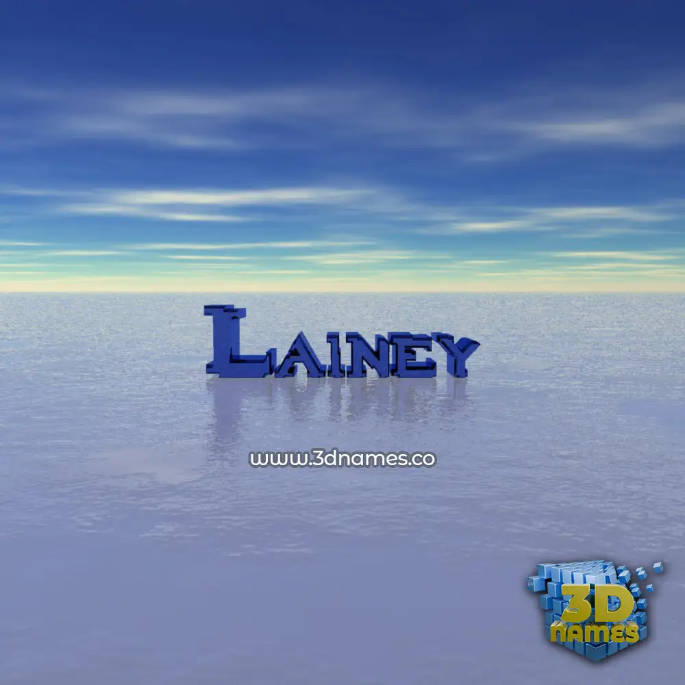 lainey in Horizon style - 3D name wallpaper