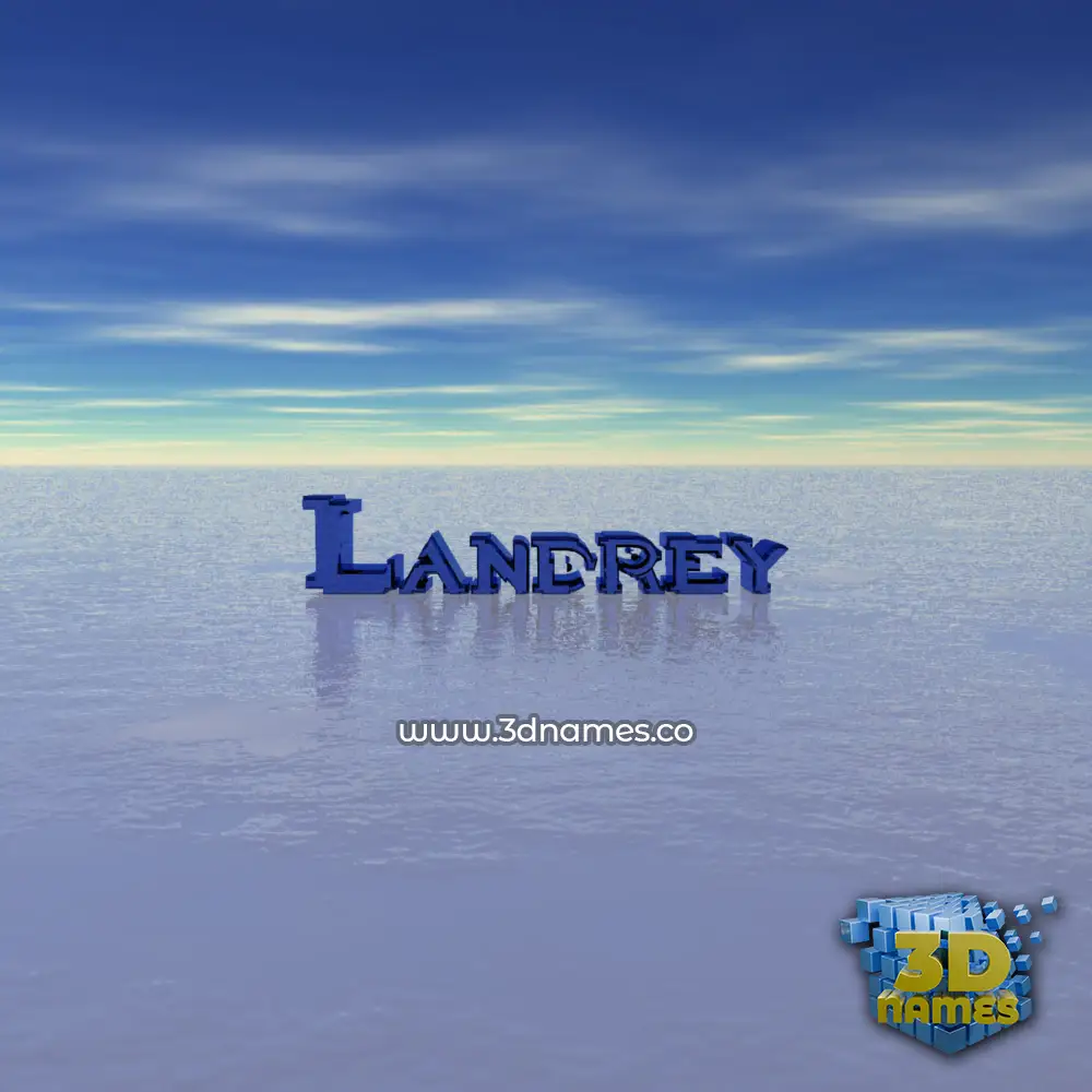 landrey in Horizon style - 3D name wallpaper