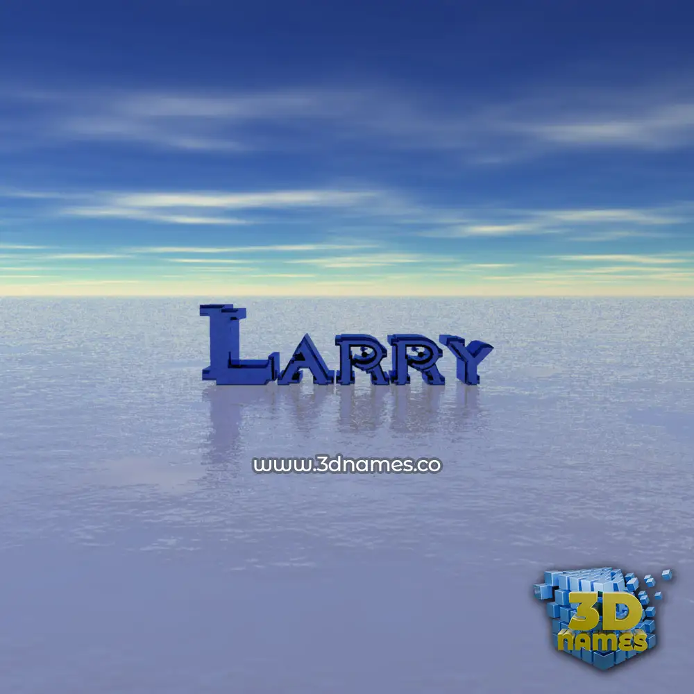 larry in Horizon style - 3D name wallpaper