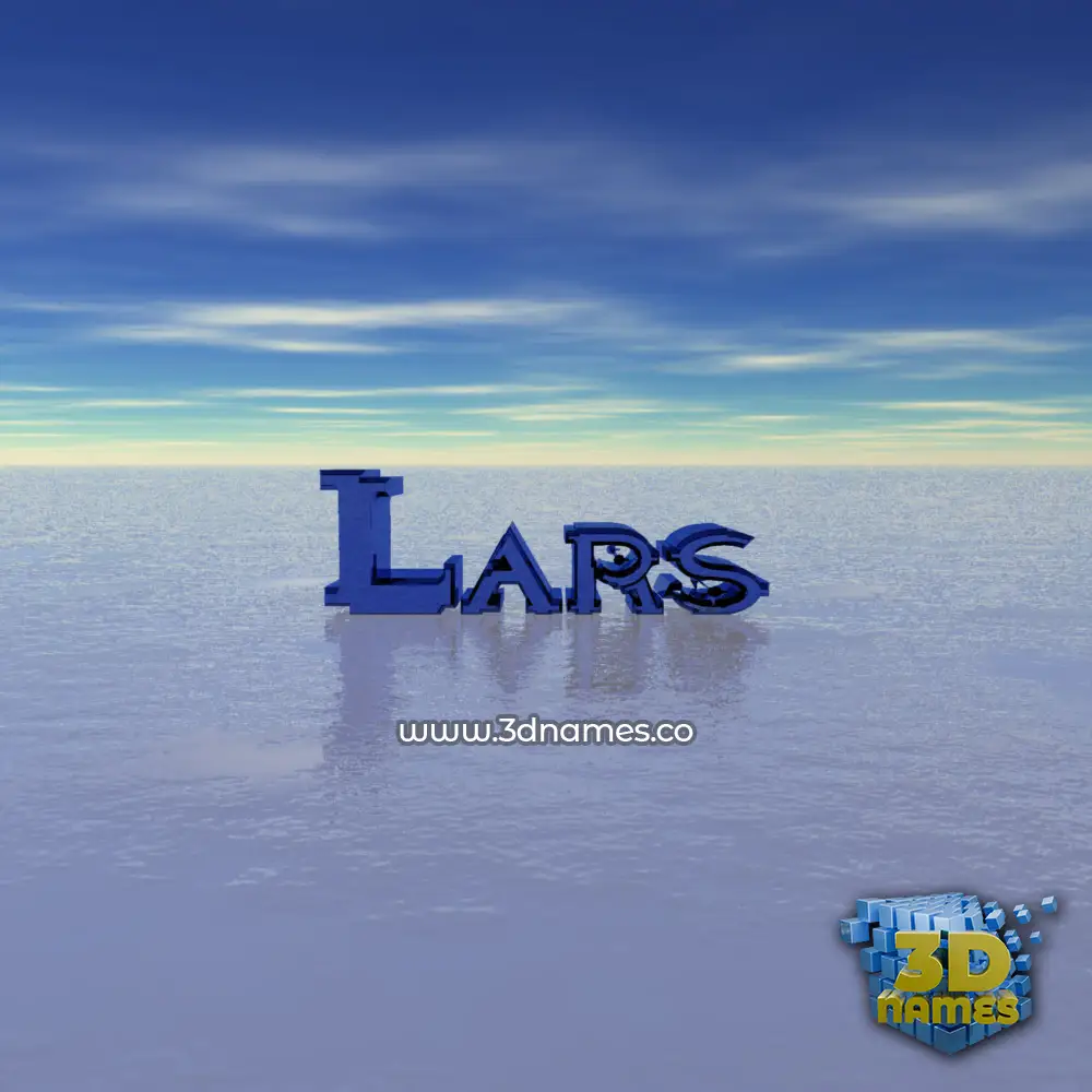 lars in Horizon style - 3D name wallpaper