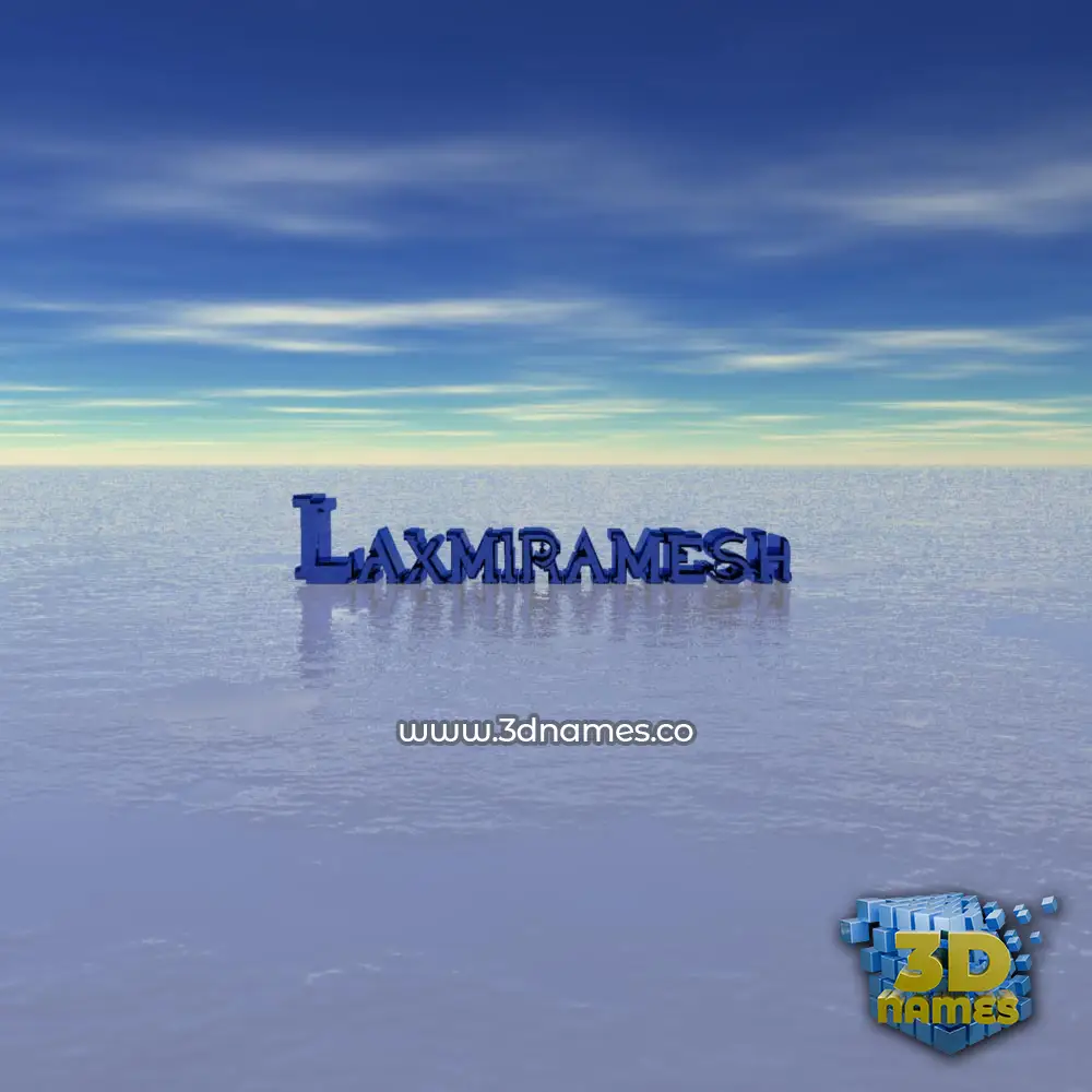 laxmiramesh in Horizon style - 3D name wallpaper