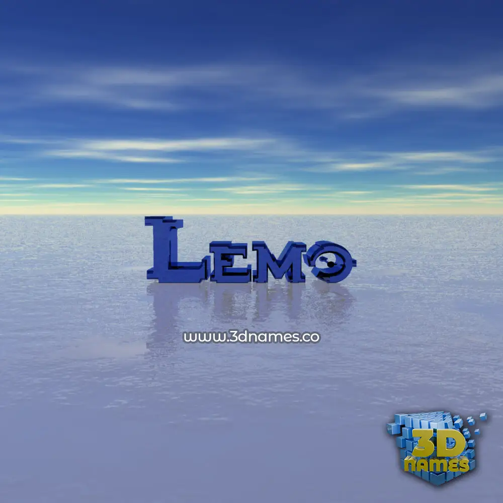 lemo in Horizon style - 3D name wallpaper