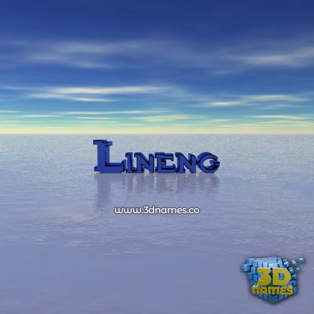 lineng in Horizon style - 3D name wallpaper