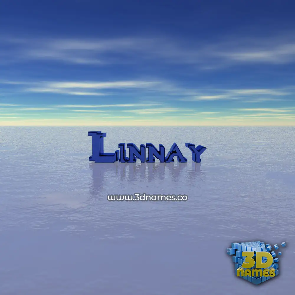 linnay in Horizon style - 3D name wallpaper