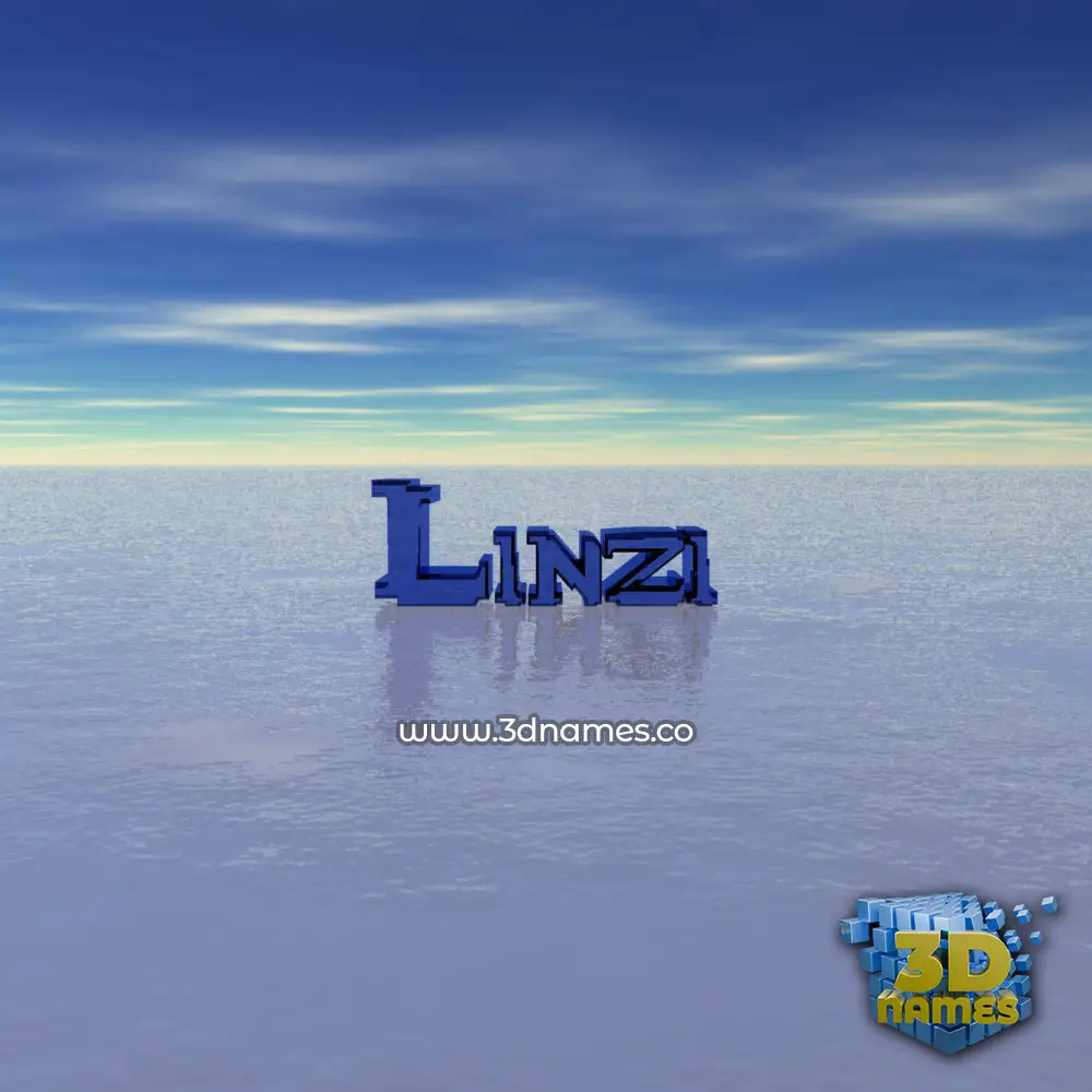 linzi in Horizon style - 3D name wallpaper