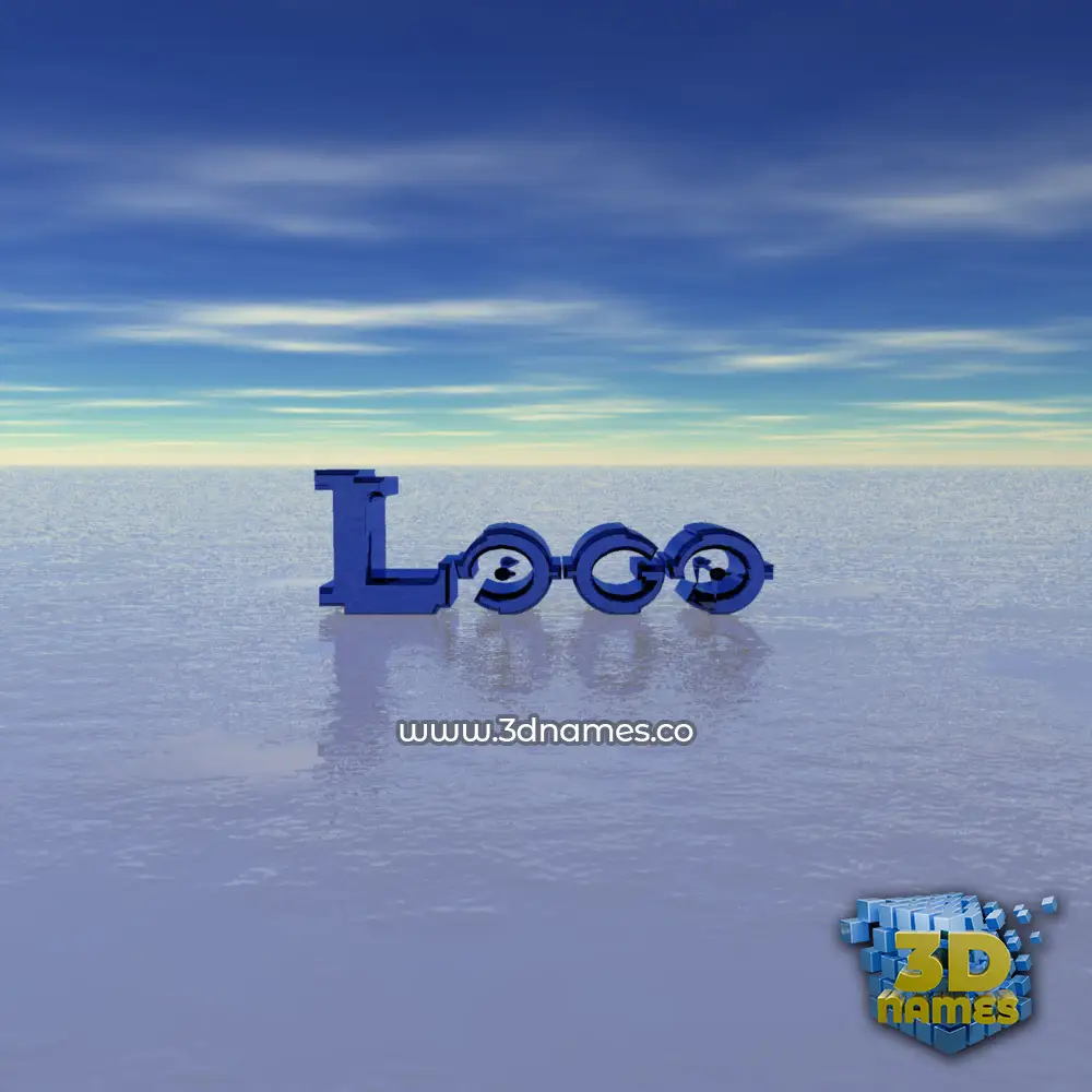 logo in Horizon style - 3D name wallpaper