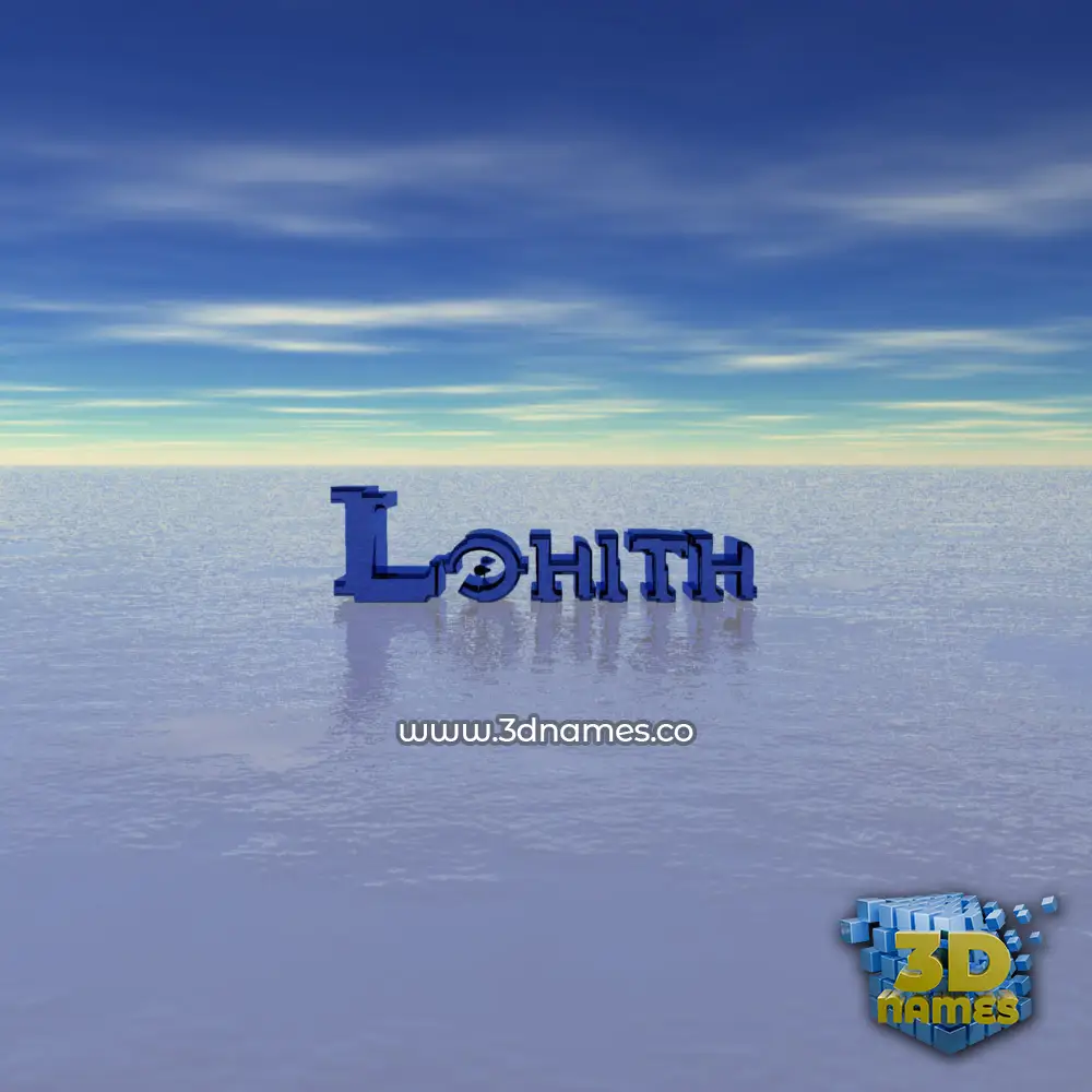 lohith in Horizon style - 3D name wallpaper