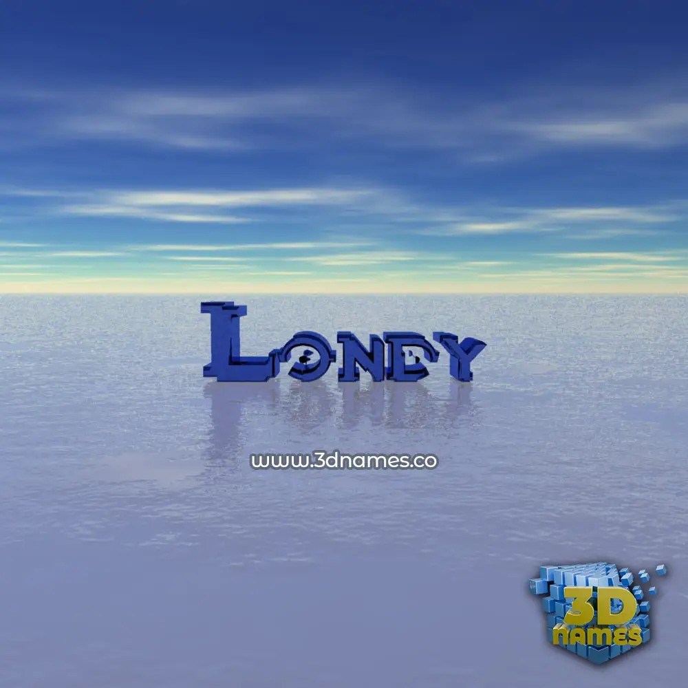 londy in Horizon style - 3D name wallpaper