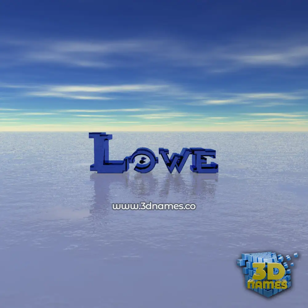 lowe in Horizon style - 3D name wallpaper
