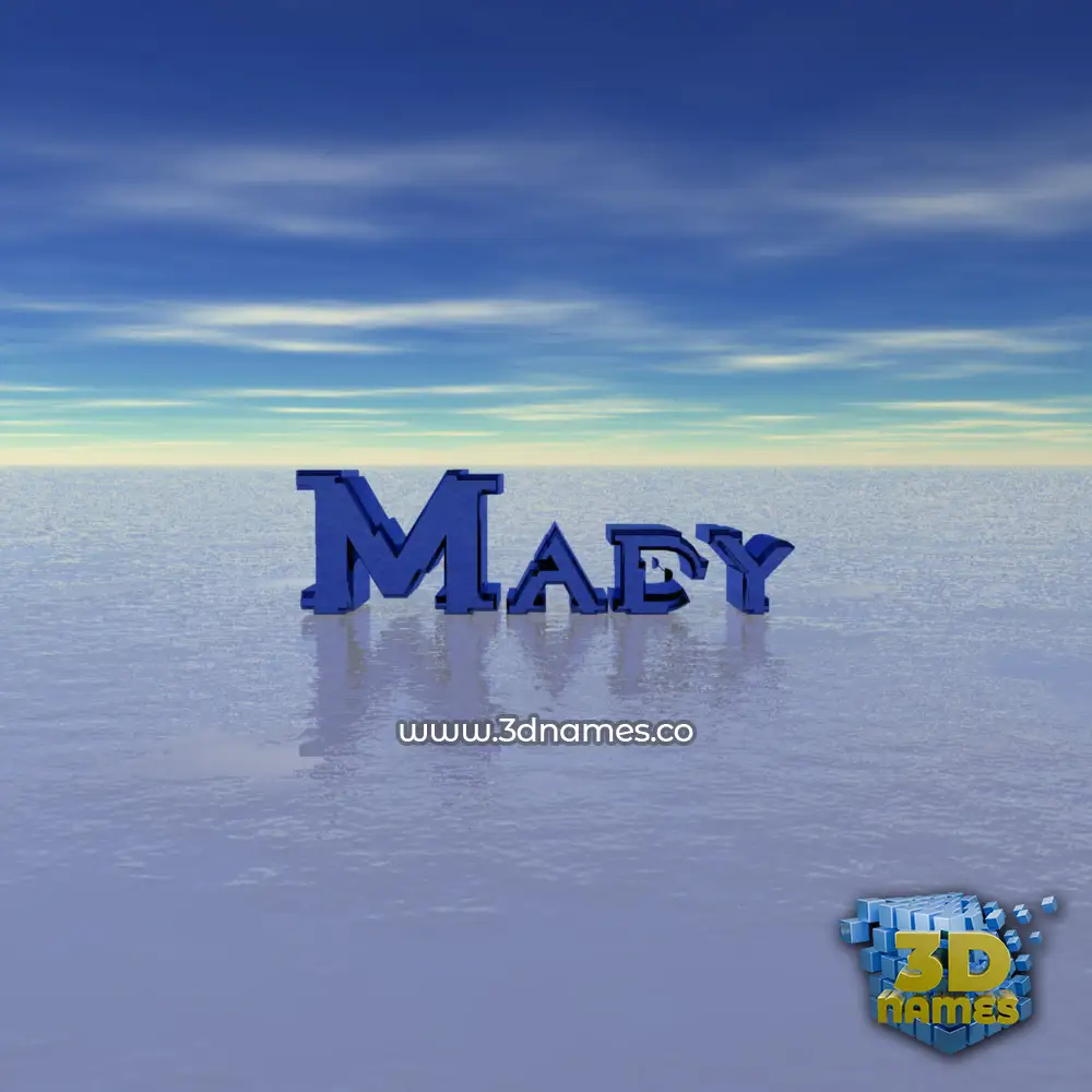 mady in Horizon style - 3D name wallpaper