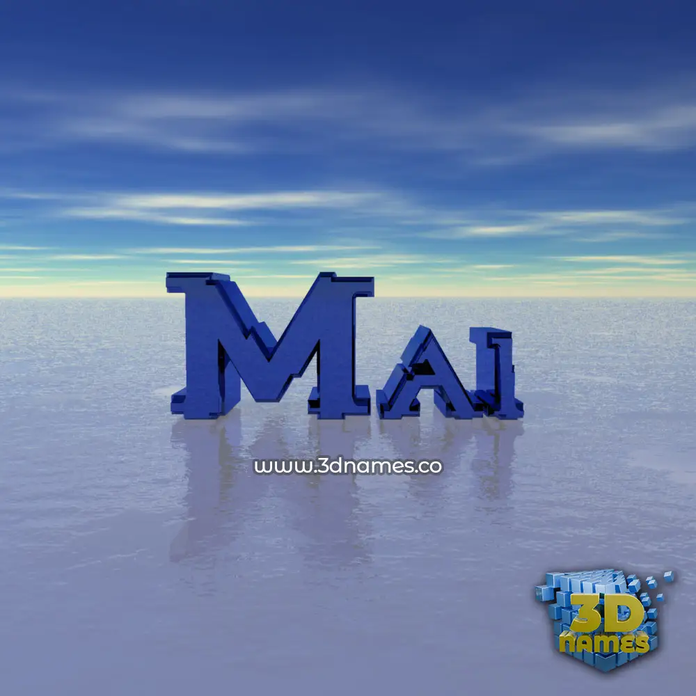 mai in Horizon style - 3D name wallpaper