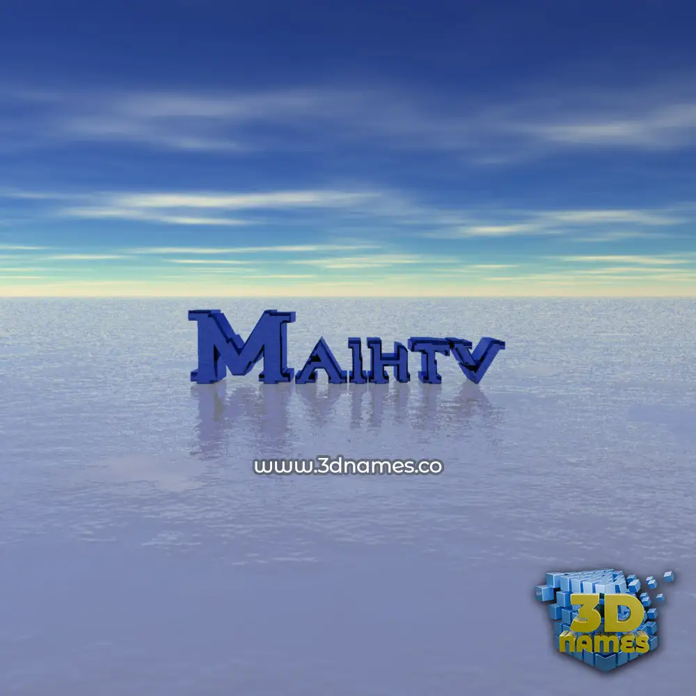 maihtv in Horizon style - 3D name wallpaper