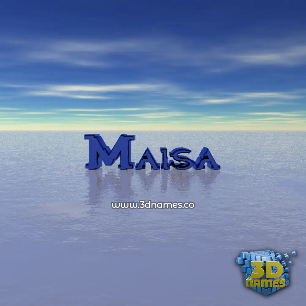 maisa in Horizon style - 3D name wallpaper