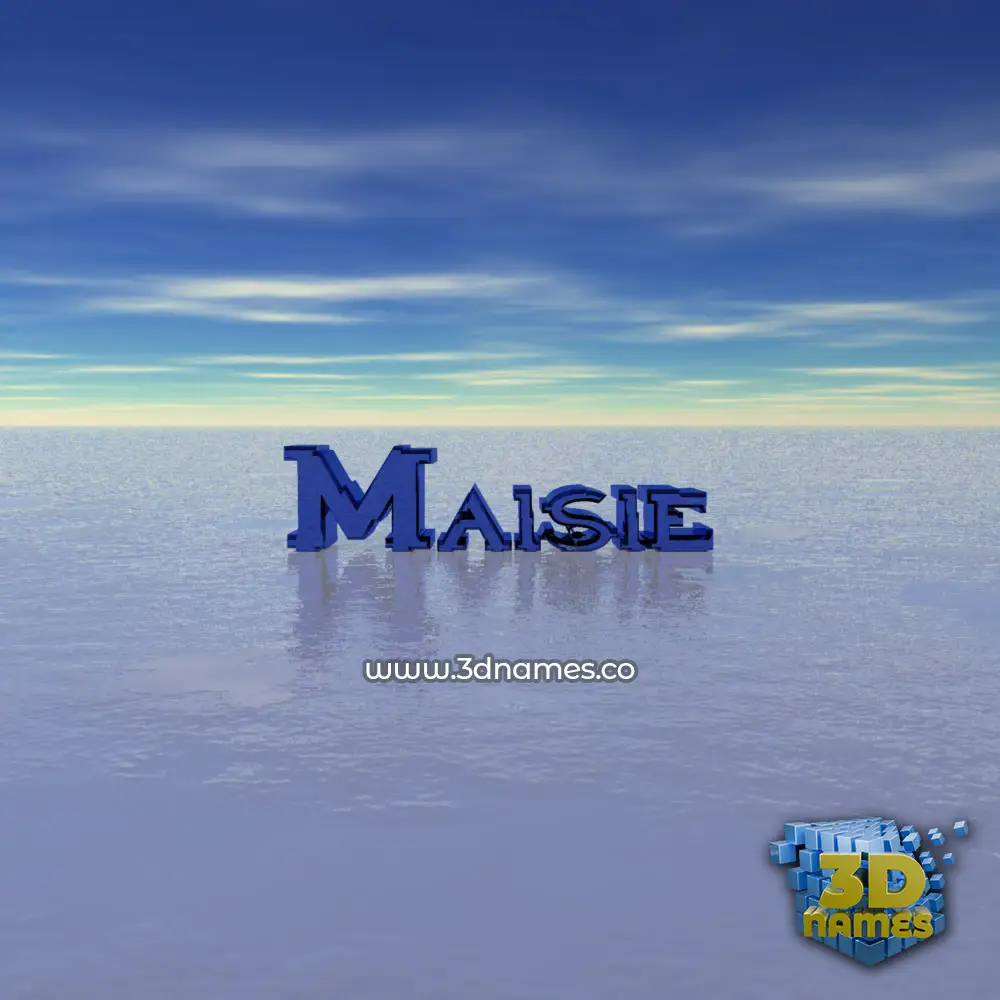 maisie in Horizon style - 3D name wallpaper
