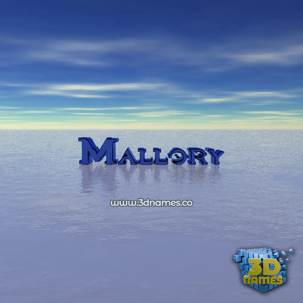 mallory in Horizon style - 3D name wallpaper