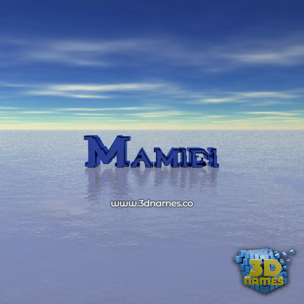 mamidi in Horizon style - 3D name wallpaper