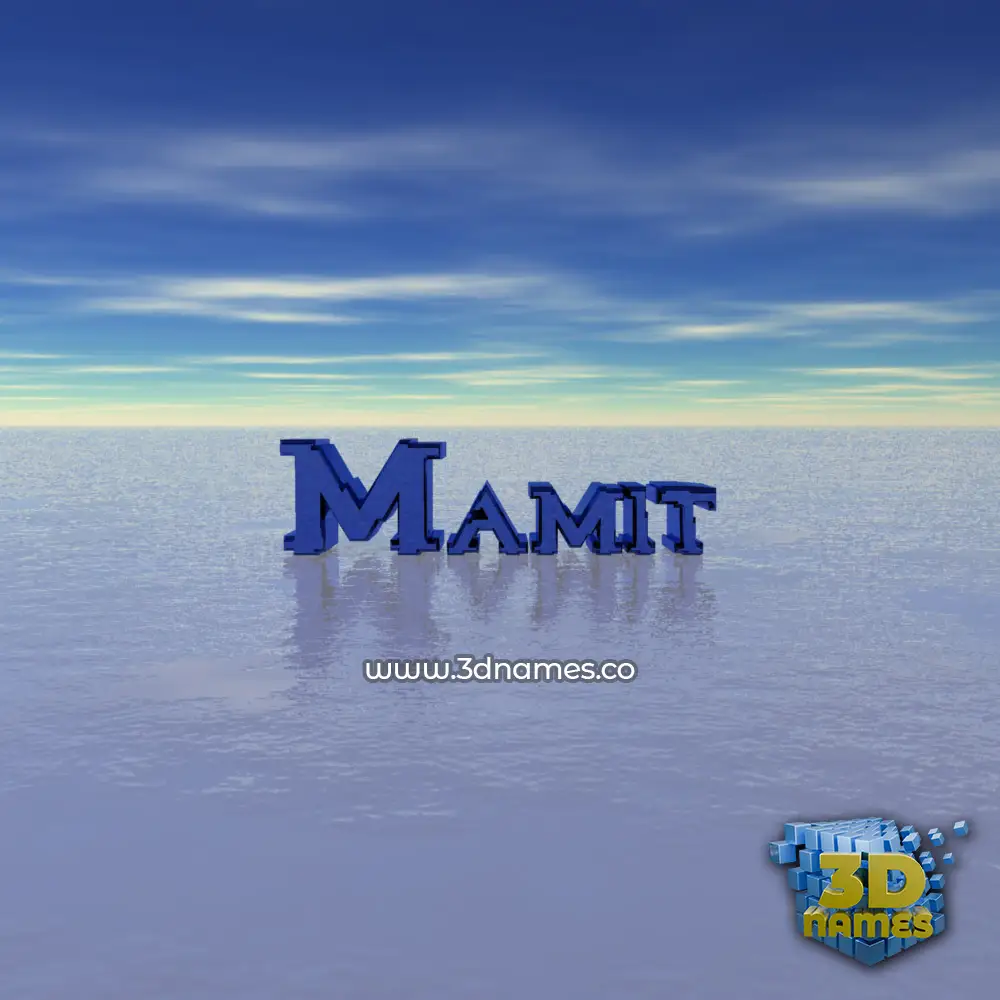 mamit in Horizon style - 3D name wallpaper