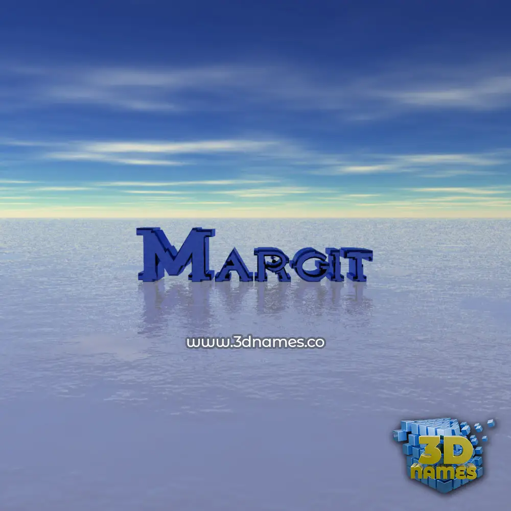 margit in Horizon style - 3D name wallpaper