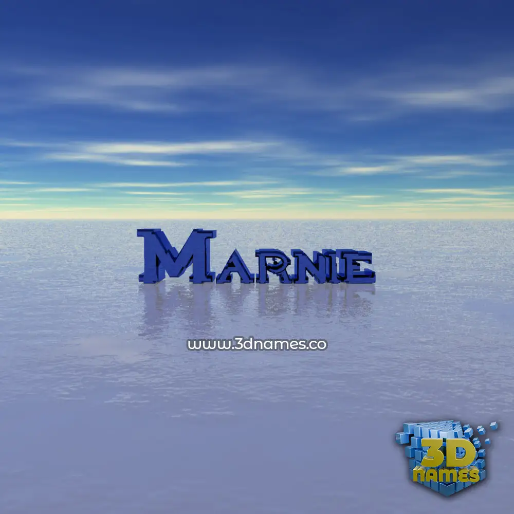 marnie in Horizon style - 3D name wallpaper