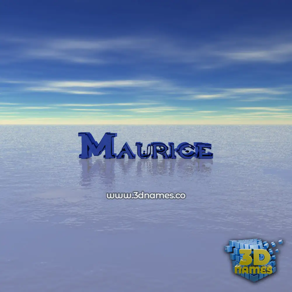 maurice in Horizon style - 3D name wallpaper