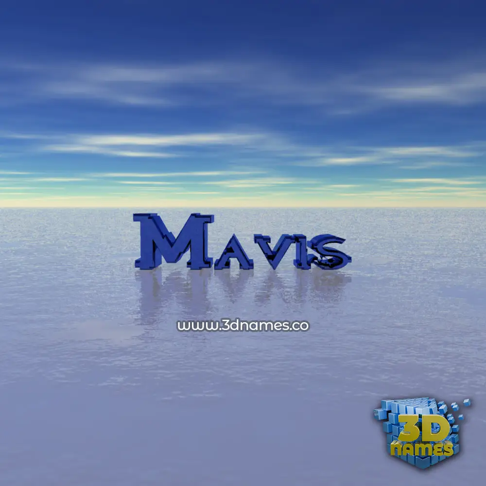 mavis in Horizon style - 3D name wallpaper