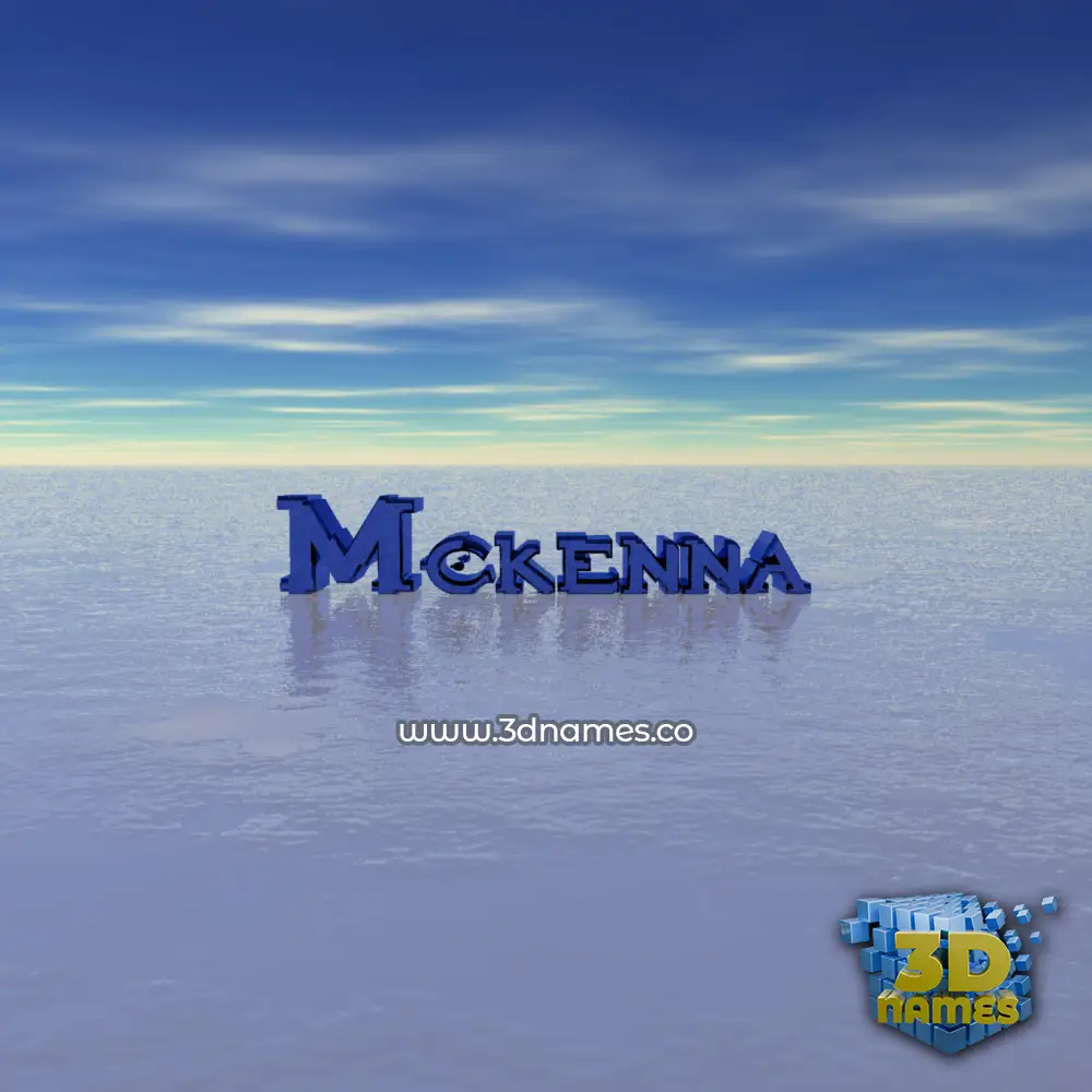 mckenna in Horizon style - 3D name wallpaper