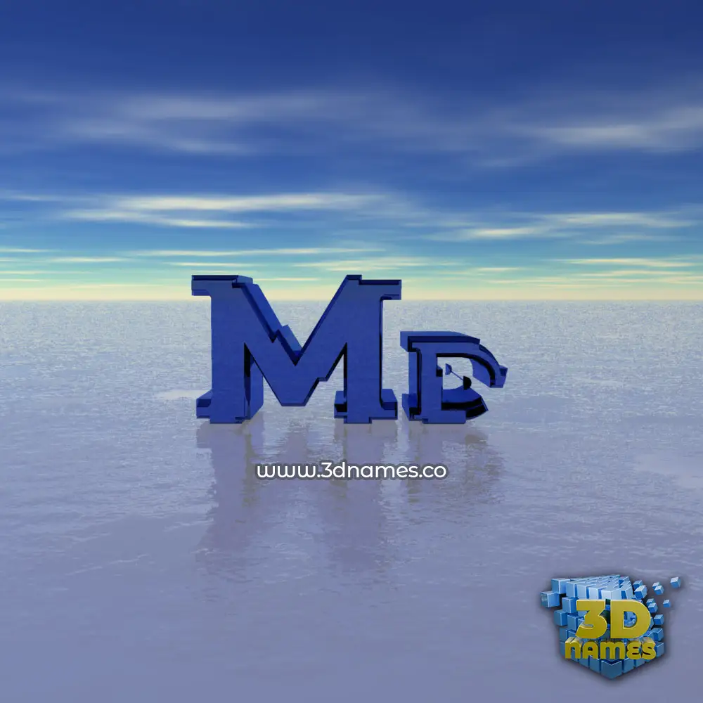 md in Horizon style - 3D name wallpaper