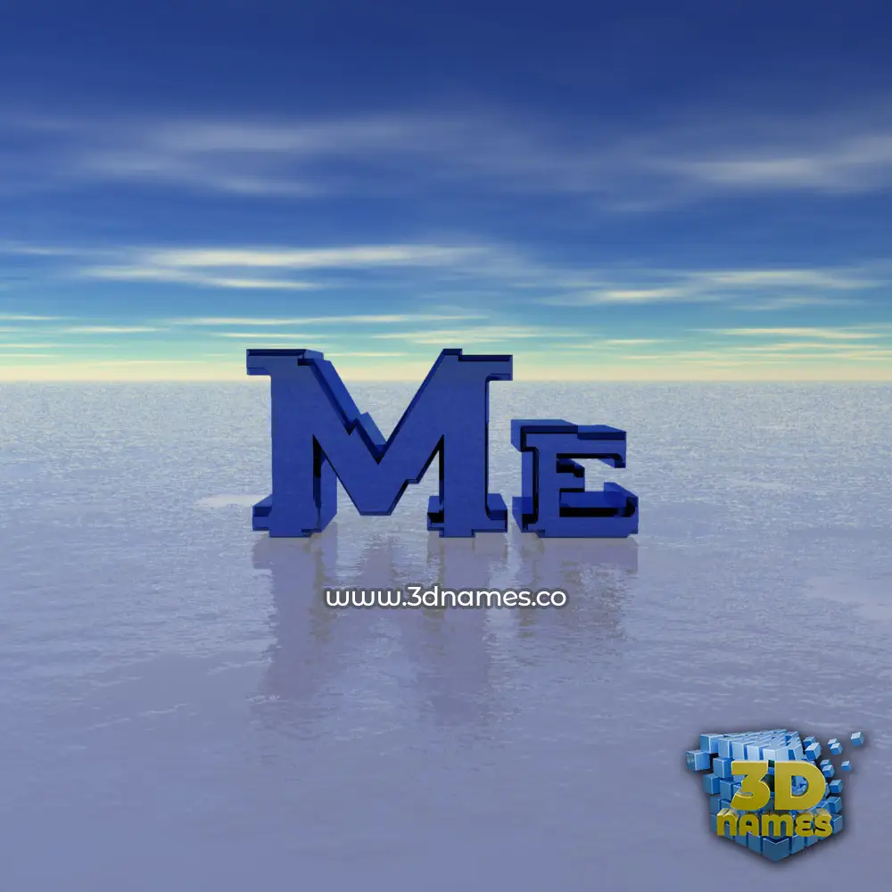 me in Horizon style - 3D name wallpaper