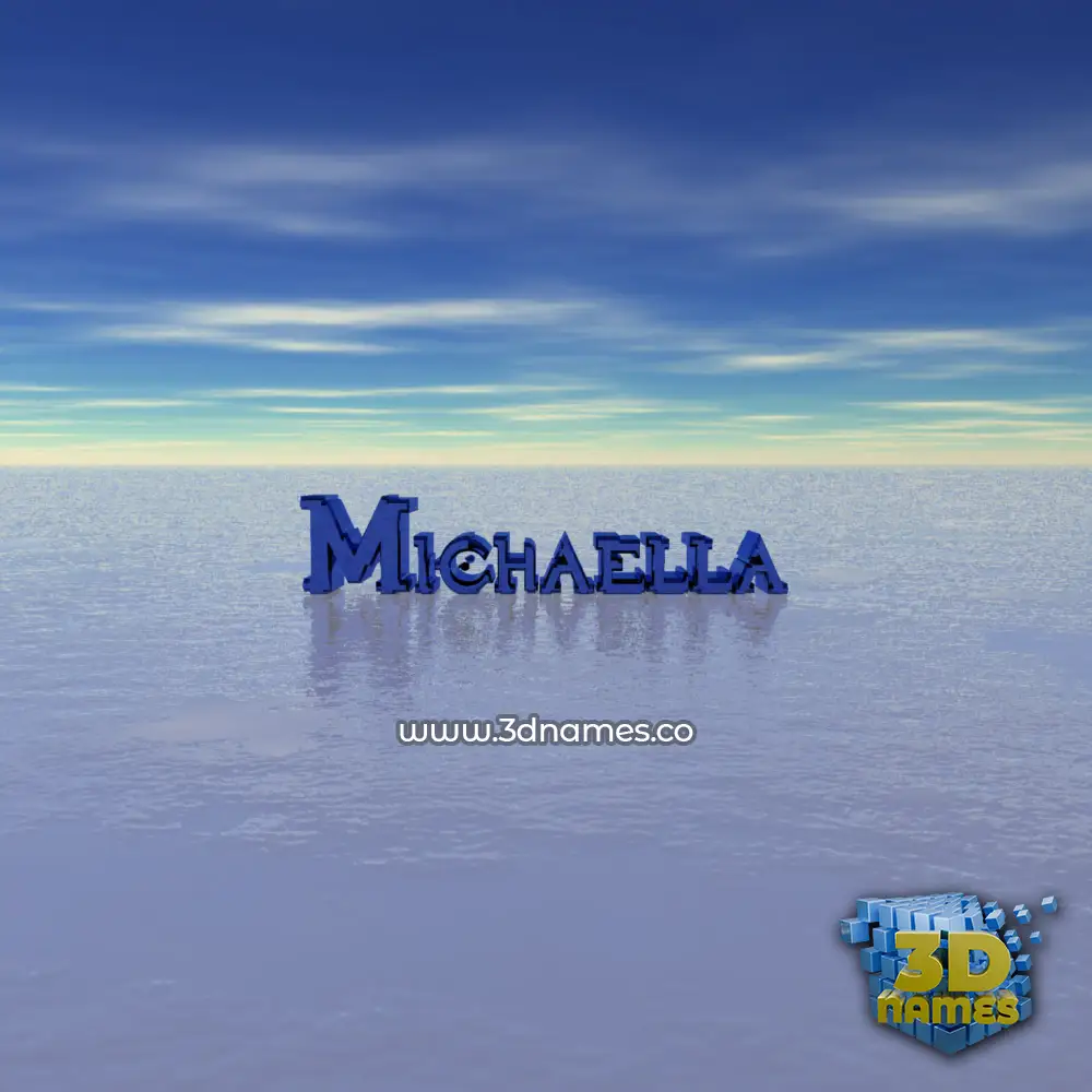 michaella in Horizon style - 3D name wallpaper