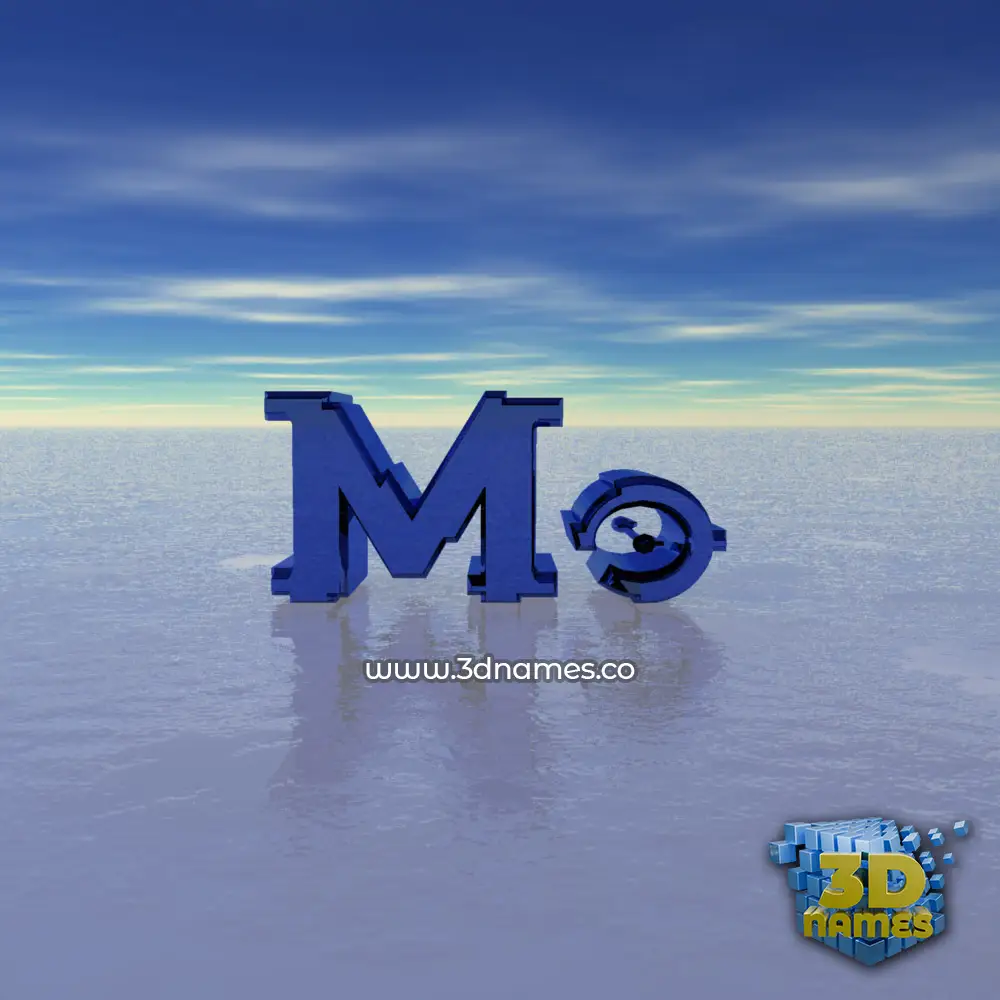mo in Horizon style - 3D name wallpaper