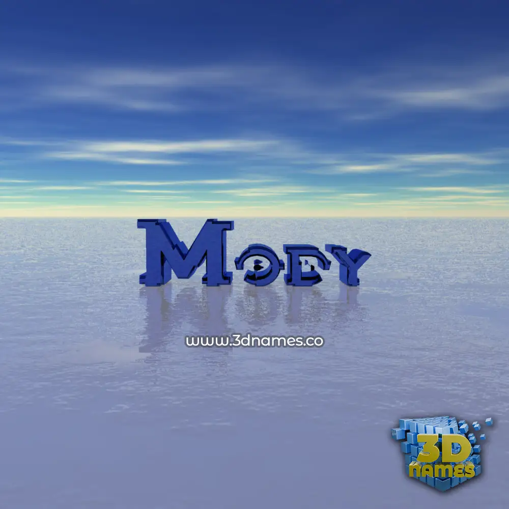 mody in Horizon style - 3D name wallpaper