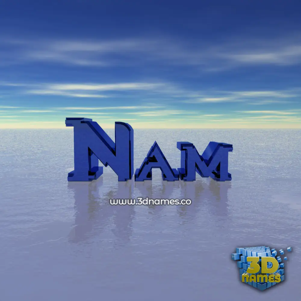 nam in Horizon style - 3D name wallpaper