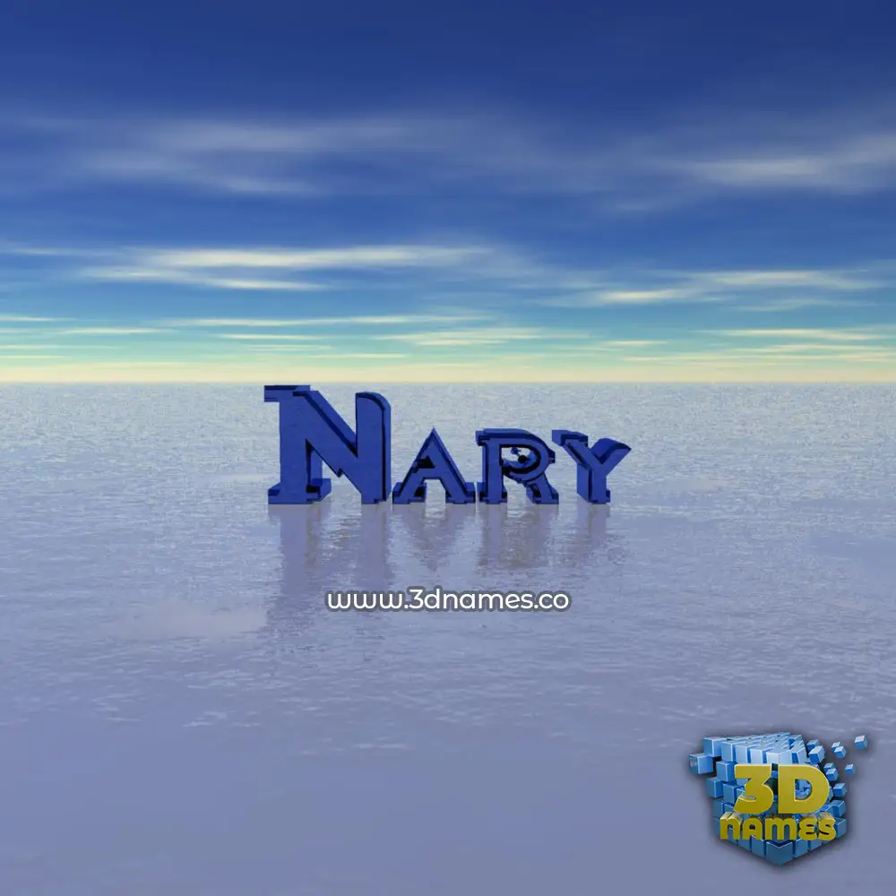 nary in Horizon style - 3D name wallpaper