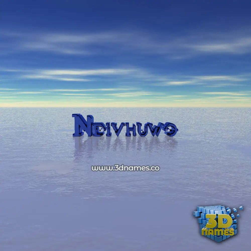 ndivhuwo in Horizon style - 3D name wallpaper