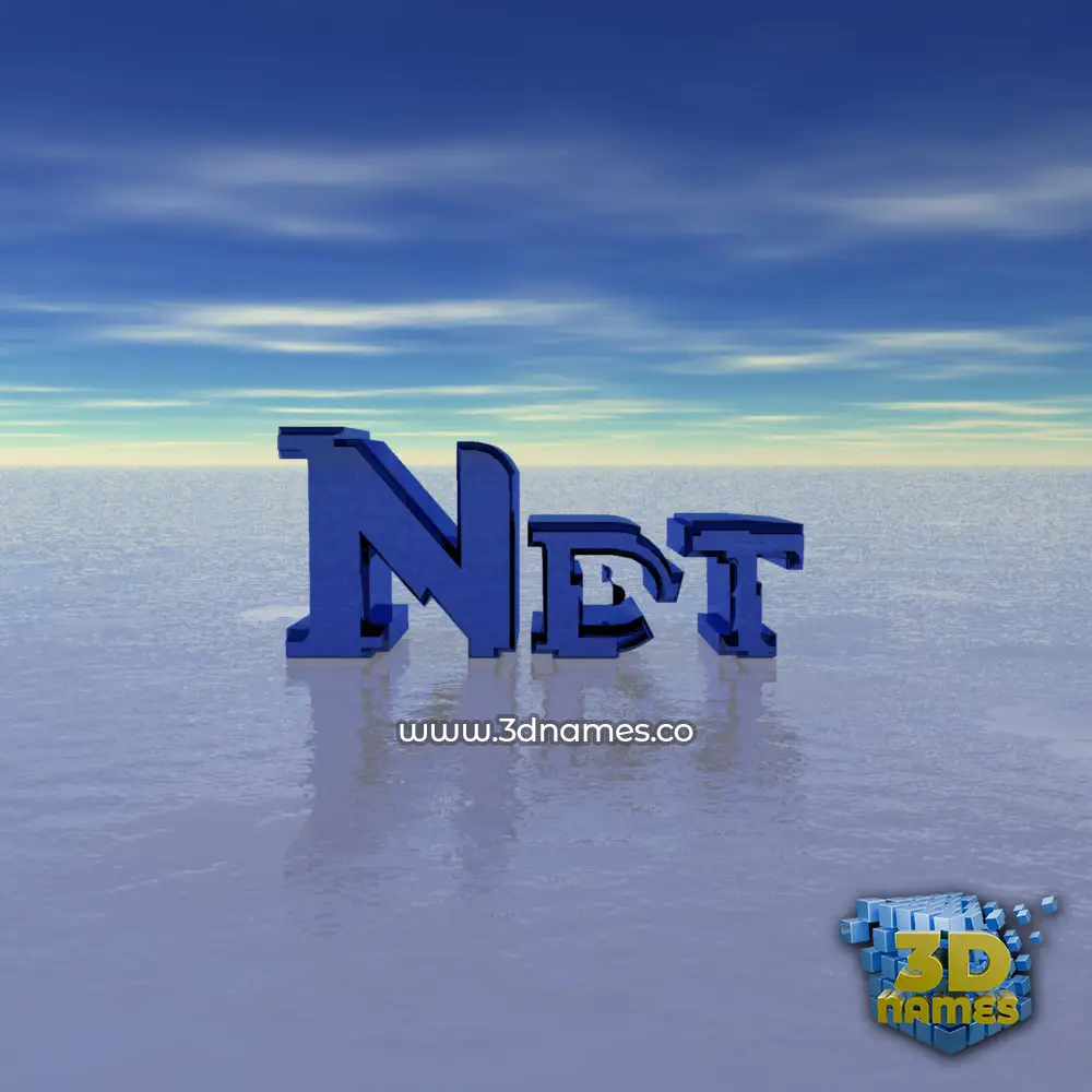 ndt in Horizon style - 3D name wallpaper