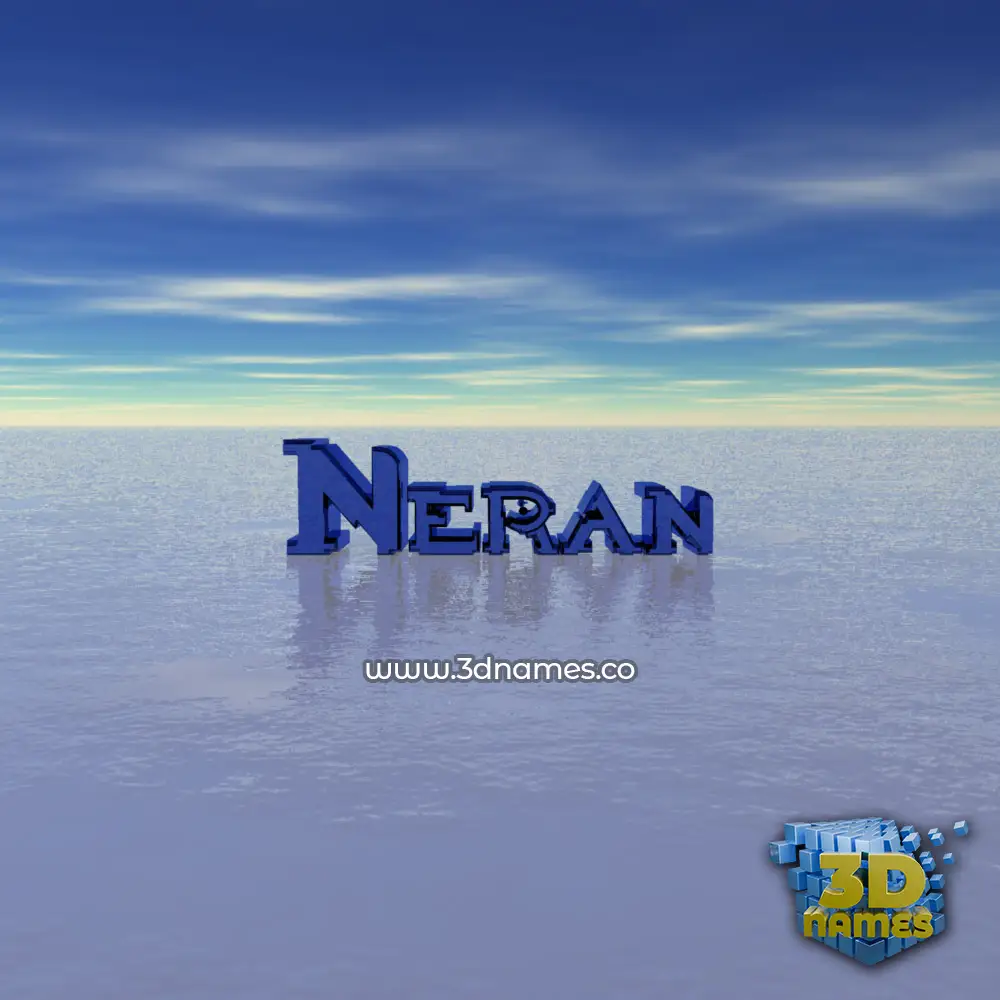 neran in Horizon style - 3D name wallpaper