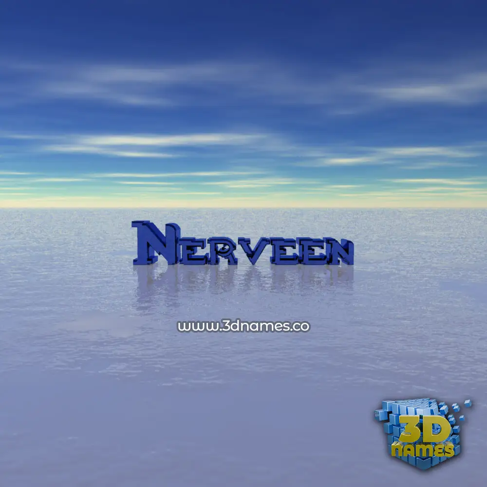 nerveen in Horizon style - 3D name wallpaper