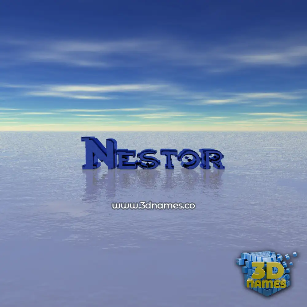 nestor in Horizon style - 3D name wallpaper