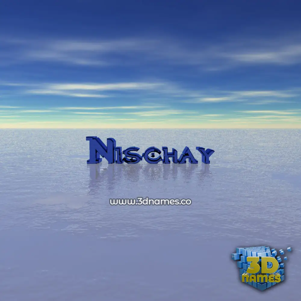 nischay in Horizon style - 3D name wallpaper