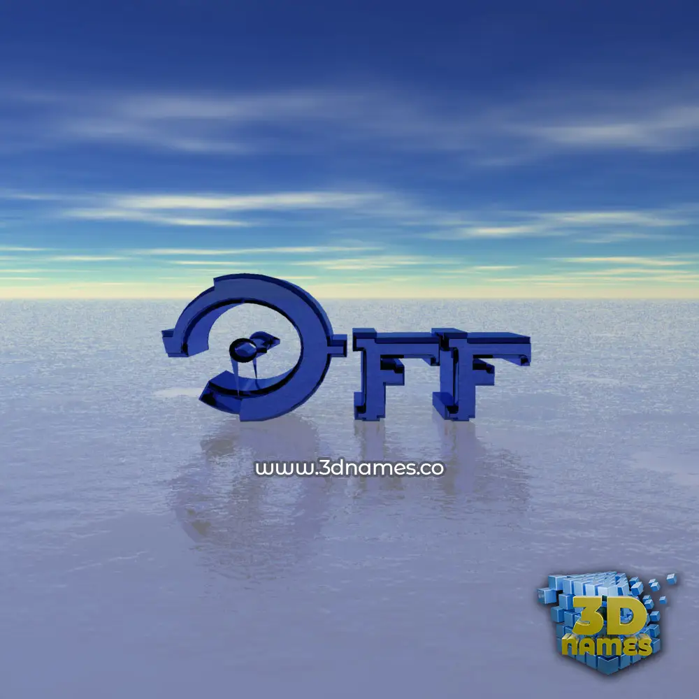 off in Horizon style - 3D name wallpaper