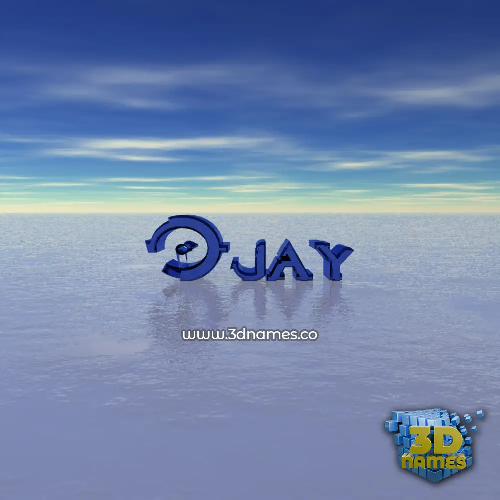 ojay in Horizon style - 3D name wallpaper