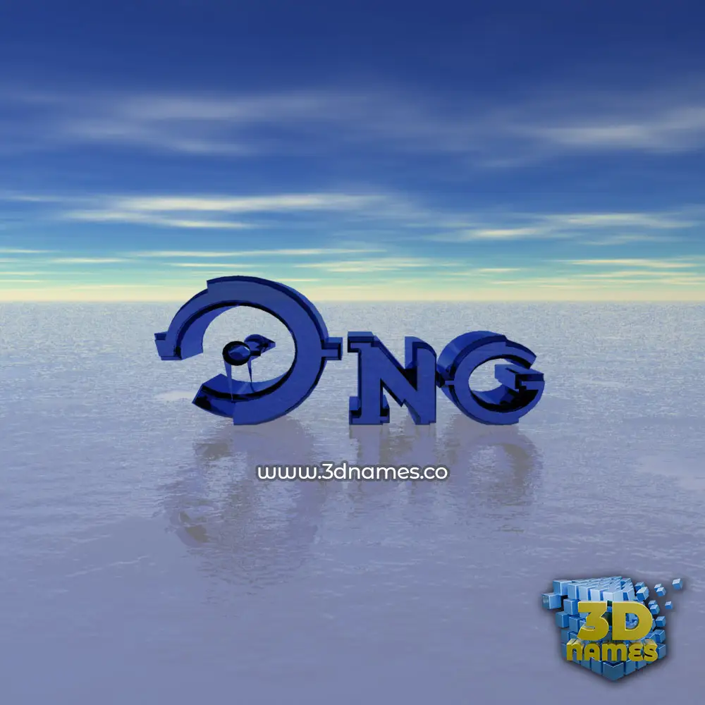 ong in Horizon style - 3D name wallpaper