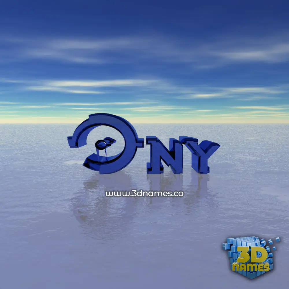 ony in Horizon style - 3D name wallpaper
