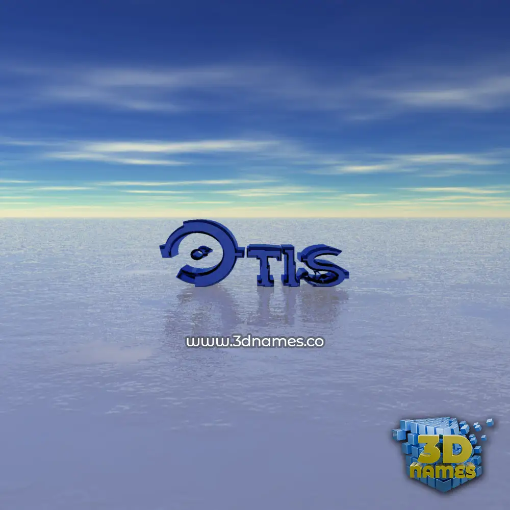 otis in Horizon style - 3D name wallpaper