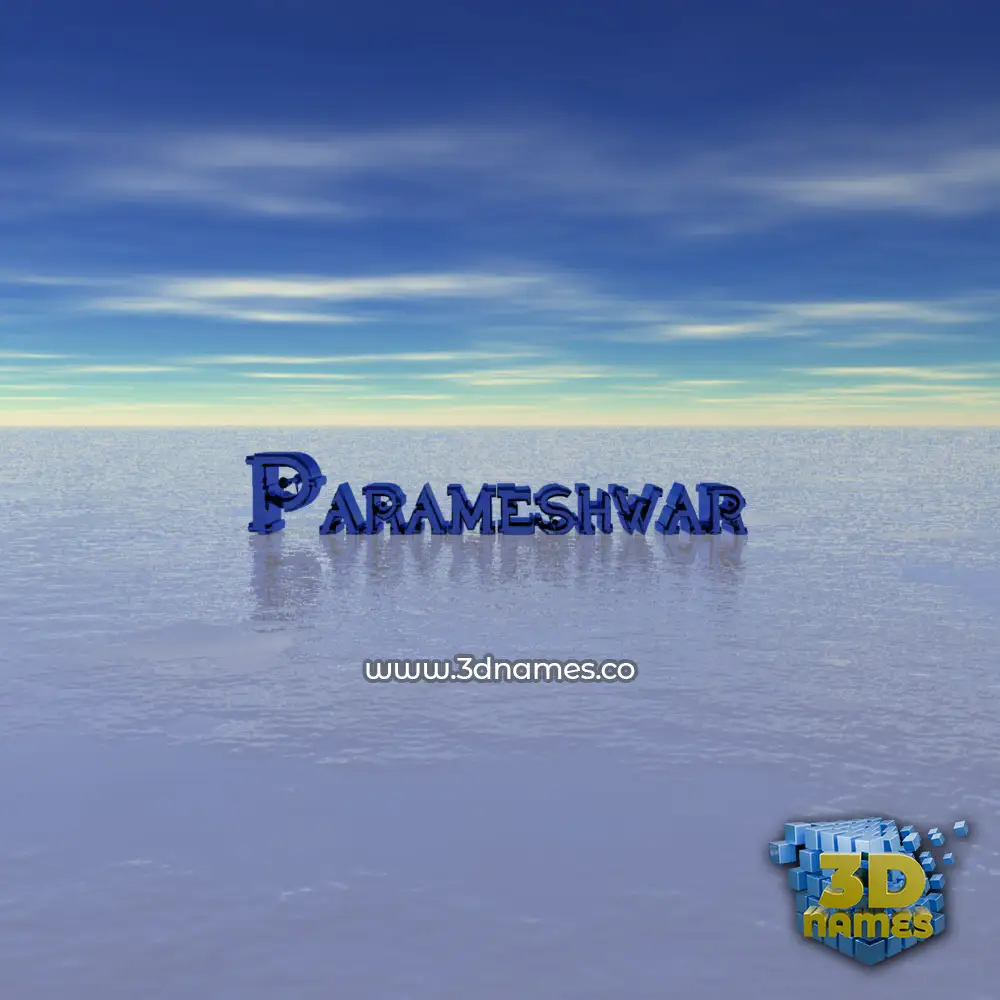 parameshwar in Horizon style - 3D name wallpaper